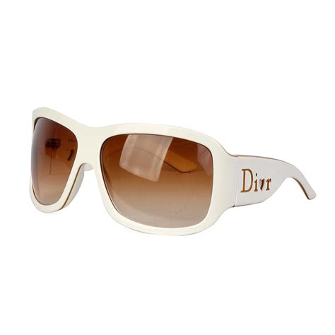 christian dior white sunglasses women|authentic christian dior sunglasses.